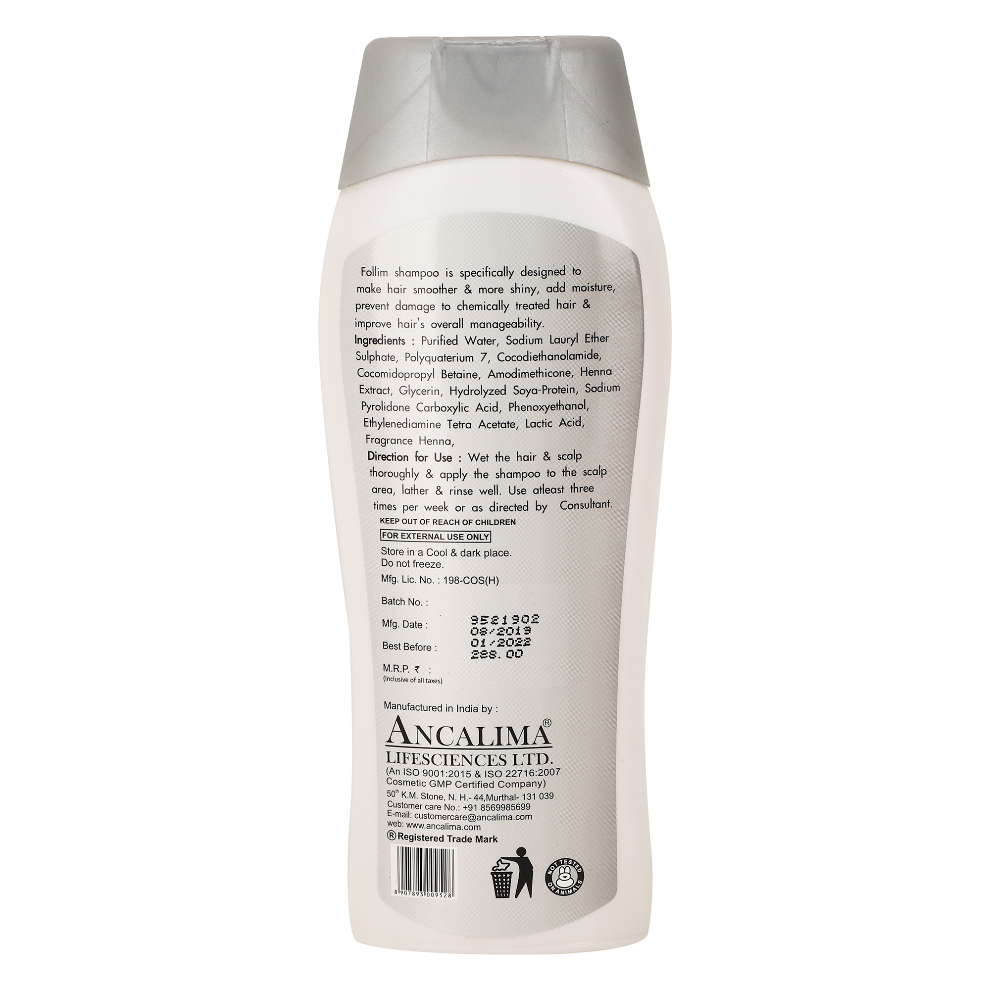 Follim Hair Shamoo 200ml - Gallery Image